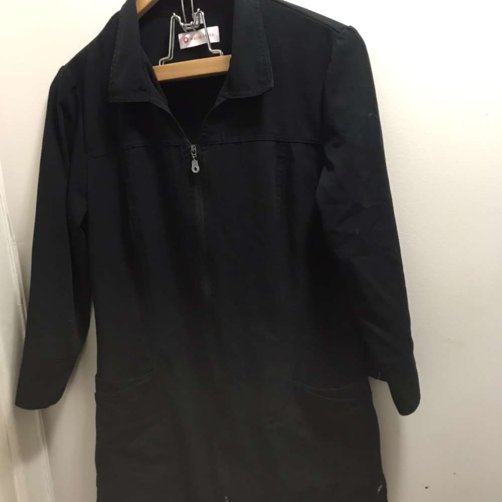 White Cross Women's Black Jacket